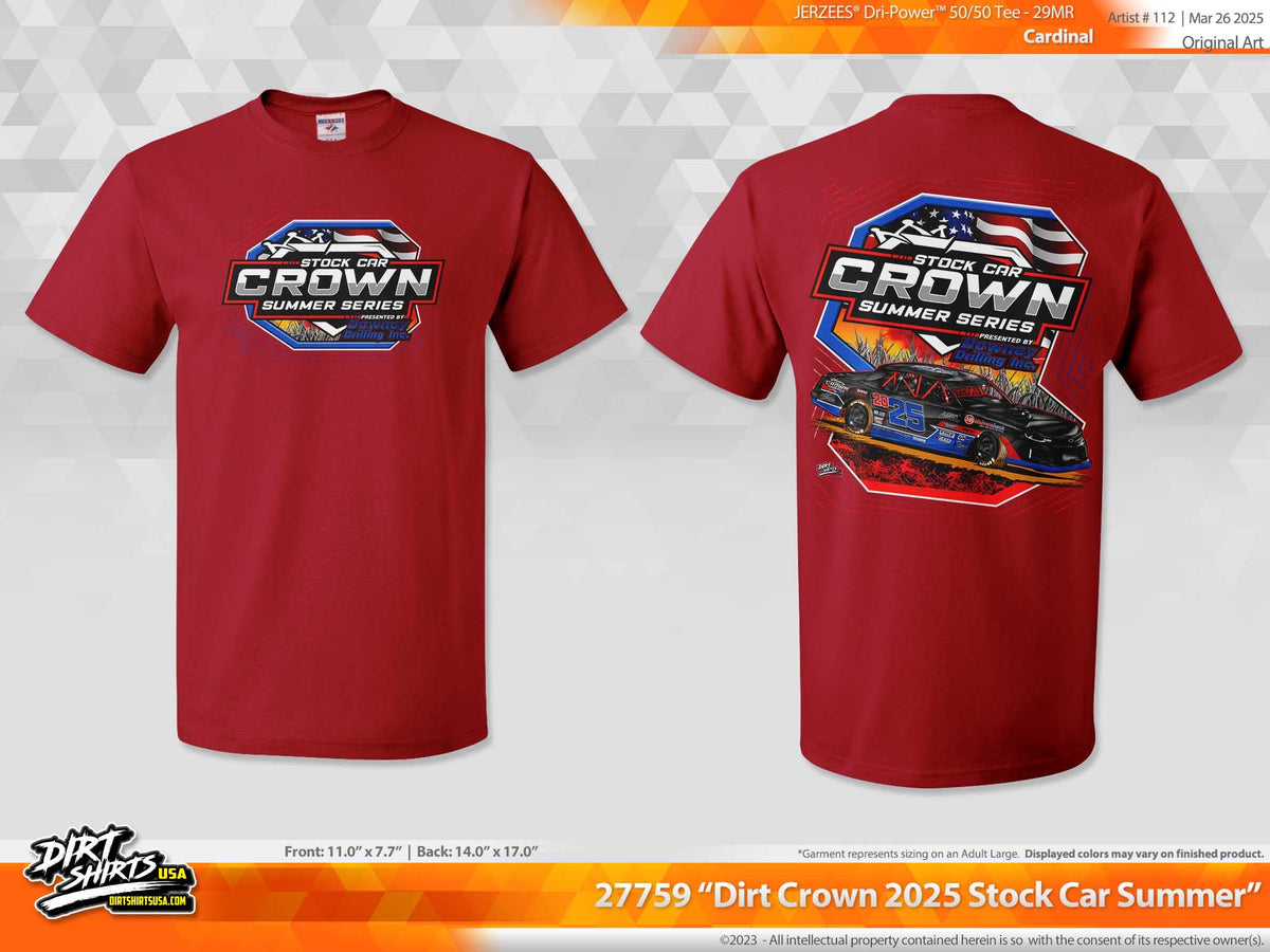 coldrain 2024 SUMMER ATTACK Tシャツ XL Dirt Crown Stock Car Summer Series 2025 T-Shirt – Dirt
