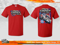 Dirt Crown Stock Car Crown Summer Series USA 2X Champs T-shirt