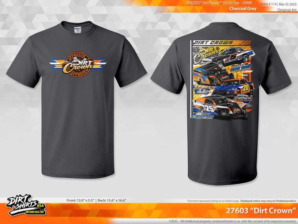 Dirt Crown 2025 Four Car T-Shirt