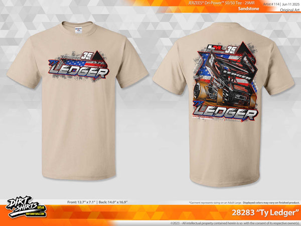 Ty Ledger 2025 Tshirt ***PREORDER PURCHASE***
